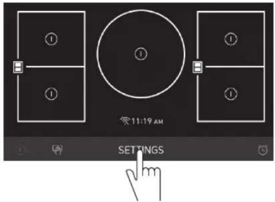 LG SKSIT3601G - Changing Cooktop Settings Settings - 1