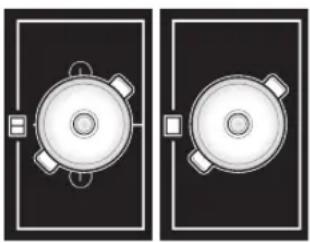 LG SKSIT3601G - Cookware placement in Flexible Cooking Zones - 2