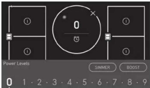 LG SKSIT3601G - Activating the Dual Cooking Zone - 1