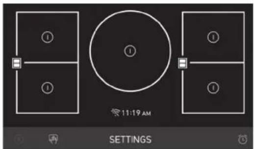 LG SKSIT3601G - Activating the Flexible Cooking Zone - 1