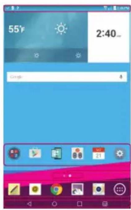 LG V497 - Home screen - 1