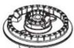 LG LCG3091ST - BURNER HEADS - 3