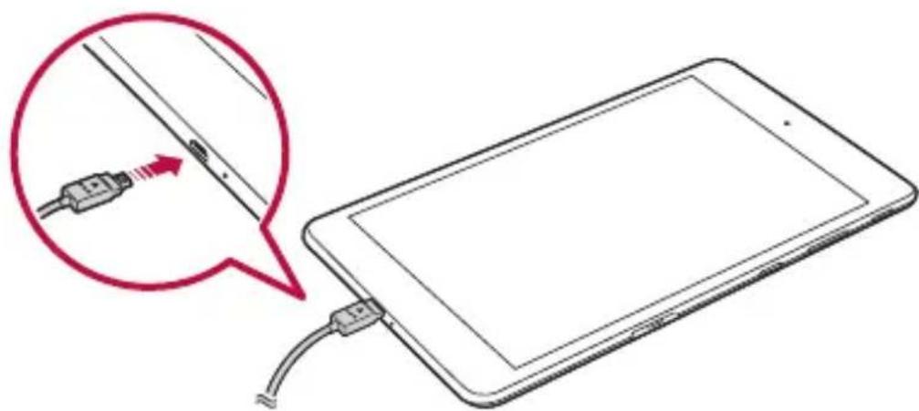 LG V533 - Charging the Tablet - 1