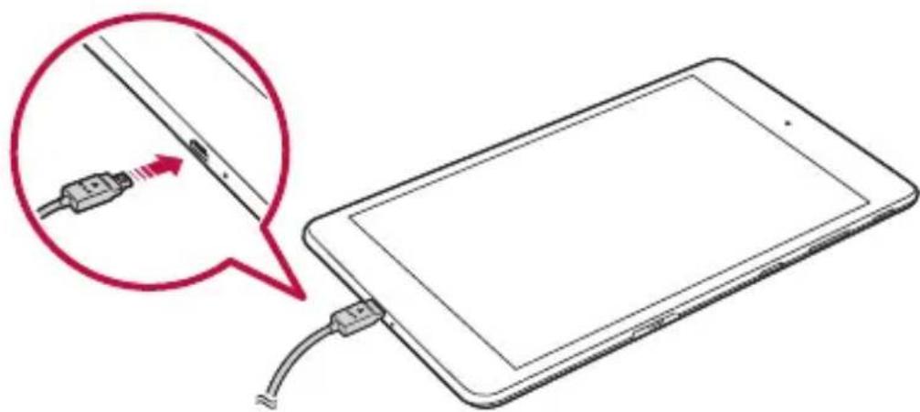 LG V533 - Charger la tablette - 1