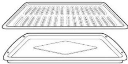 LG SKSCV3002S - Broiler Pan and Grid - 1