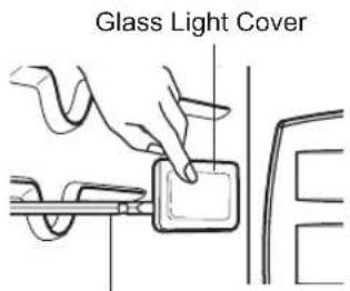 LG SKSCV3002S - To replace lamps located on the side wall: - 1