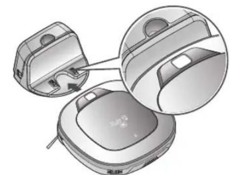 LG VR64702LVMT - Met de handbediening opladen - 1