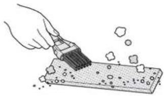 LG VR64702LVMT - CLEANING THE DUST BIN FILTER - 5