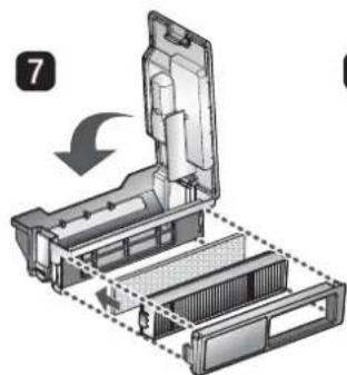 LG VR64702LVMT - REINIGUNG DES STAUBBEHÄLTERS - 7