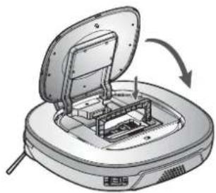 LG VR64702LVMT - Compruebe que el deposito de polvo de iniciaar la limpieza y ciderre la tap - 1