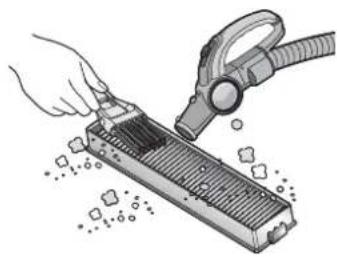 LG VR64702LVMT - LIMPIEZA DEL FILTRO DEL DEPOSITO DE POLVO - 4
