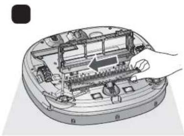 LG VR64702LVMT - Al messaggio vocale, "Togliere qualsiasi materiale estraneo alla spazzola centrale di HomBot." - 3