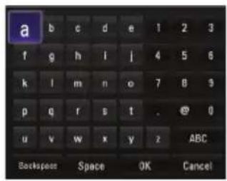 LG BD555C - Mode clavier normal - 1