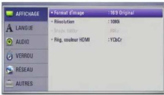 LG BD555C - Réglage des paramètres de configuration - 3