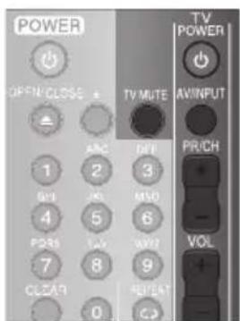 LG BD555C - Contrôle d'un télévisueur avec la télécommande fournie - 1