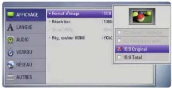 LG BD555C - Réglage des paramètres de configuration - 4