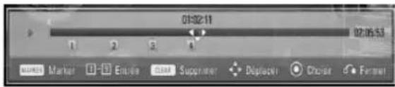 LG BD550C - Pour supprimer un marqueur - 1