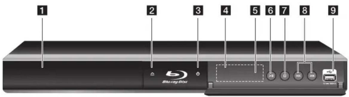 LG BD550C - Touches de couleur - 1