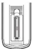 LG BD620C - Mise en place des piles - 1
