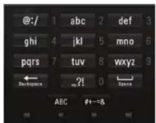 LG BD620C - Mode clavier "telephone" - 1