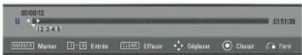 LG BD620C - Pour supprimer un marqueur - 1