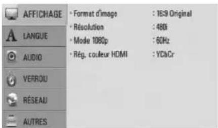LG BD590C - Réglage de la résolution - 1