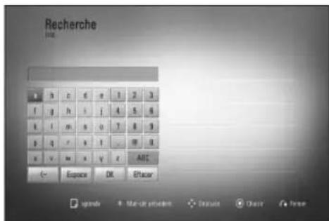 LG BD590C - Recherche de contenu sur le disque dur à l'aide du nom de fi chier - 1