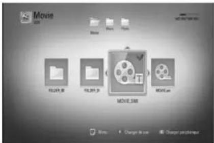 LG BD590C - Sélection d'un fi chier de sous-titrage MOVIE - 1