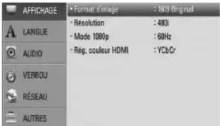 LG BD570C - Réglage de la résolution - 2