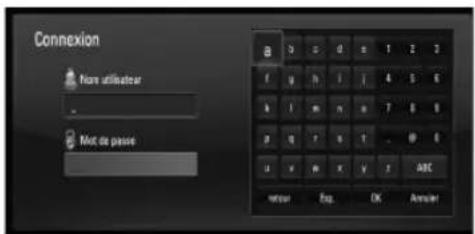 LG BXC590 - Connexion à votre compte YouTube™ - 1