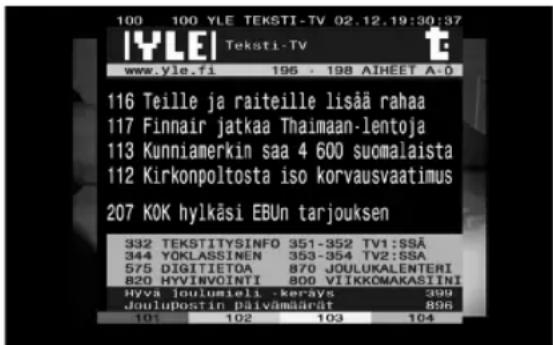 LG BXC590 - Utilisation du télétexte (affichage du télétexte) - 1