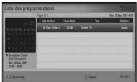 LG BXC590 - Enregistrement programmé (guide des programmes numérique) - 2