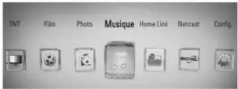 LG BXC590 - Écoute de musique pendant un diaporama - 1