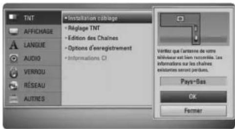 LG BXC590 - Réglage du câble - 2