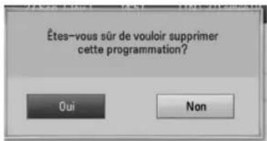 LG BXC590 - Annulation d'un enregistrement programmé - 1