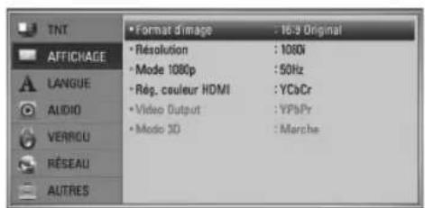 LG BXC590 - Réglage des paramètres - 3
