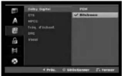 LG DR175KS - Réglages audio - 1