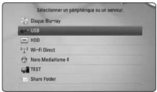 LG BD690C - Lecture de contenu enregistré sur un pérophérique USB - 2