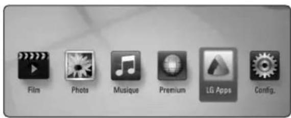 LG BD690C - Utilisation des LG Apps - 1