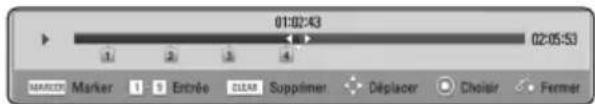 LG BD690C - Pour supprimer un marqueur - 1