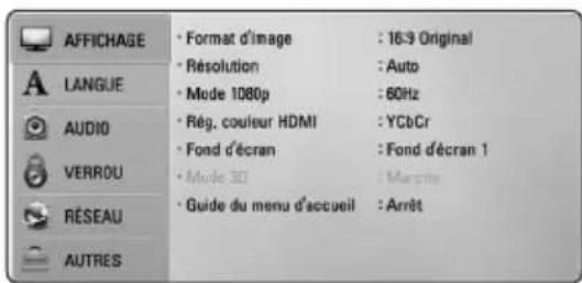 LG BD690C - Réglage des paramètres de configuration - 2