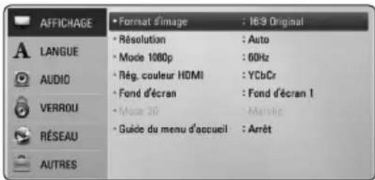 LG BD690C - Réglage des paramètres de configuration - 3