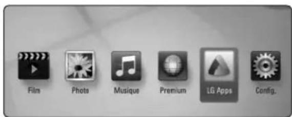 LG BD660C - Utilisation des LG Apps - 1