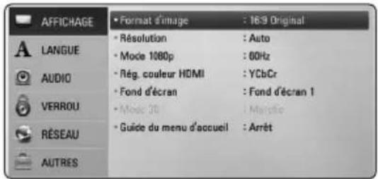 LG BD660C - Réglage de la résolution - 2