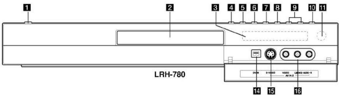 1 2 3 4 5 6 7 8 9 10 11 LRH-780 DVIN 8-VI/EO VIDEO LUX/2-HUDO-R RST IN 2 14 15 16