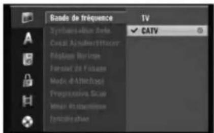 Bande de fréquence SYNÉMÉRIATION Zéro Cenai Aquiléchtrôger Réactivité Bérôme Fensiel du Fisage Mode d'Altechrozi Progressive Scour Miner de laumétrieme l'ontalisation TV ✓ CATV