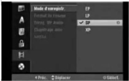 LG RH1999MS - Réglages de l'enregistrement - 1