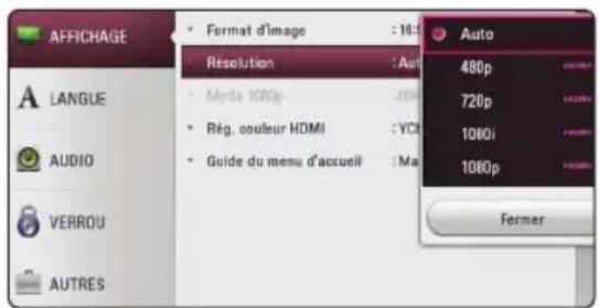 LG BP145 - Réglage de la résolution - 2