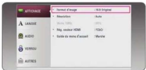 LG BP145 - Réglage des paramètres de configuration - 3