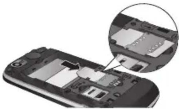 LG GW525GX - Install the USIM card2 - 1
